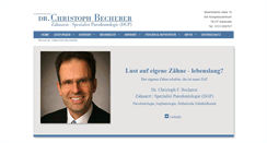 Desktop Screenshot of dr-becherer-zahnarzt.de